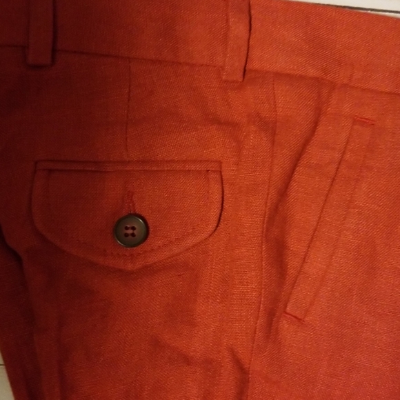 Milano Boys Bergamo Uomo sport 2 PC red linen suit - Picture 4 of 8